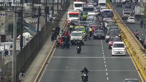 Motorista muere en el puente El Incienso