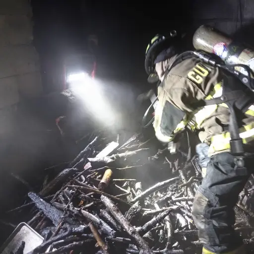 El incendio dejó daños materiales en la vivienda en San Bartolomé Milpas Altas. ,Bomberos Voluntarios