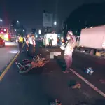 Un motorista falleció tras un hecho vial en la calzada Aguilar Batres. ,PMT capitalina/Montejo