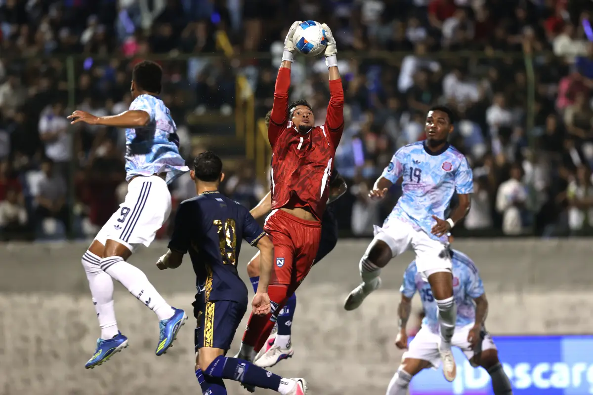 Acción de juego del Nicaragua vs. Costa Rica por Concacaf Nations League 