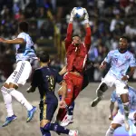 Acción de juego del Nicaragua vs. Costa Rica por Concacaf Nations League 
