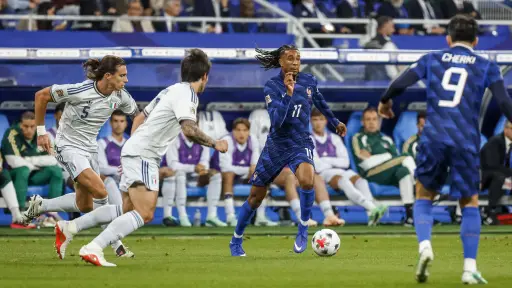 Italia arruina la fiesta de la Francia de Zinedine Zidane