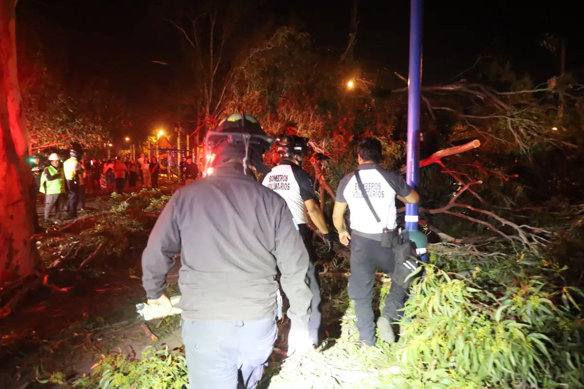 Bomberos atendieron a unas 10 personas afectadas., Foto Bomberos Voluntarios