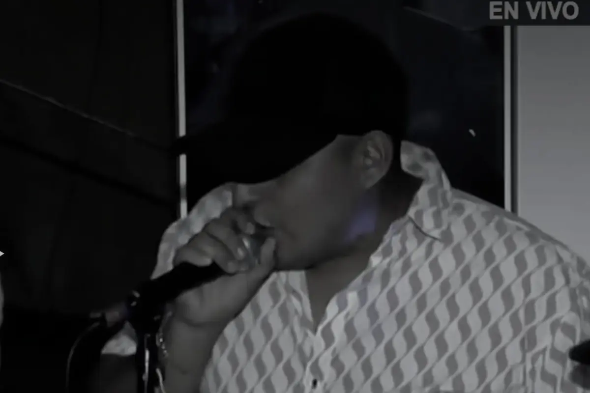 Ataque armado durante presentación musical deja muerto a cantante de cumbia en Perú., Captura de pantalla video de X.