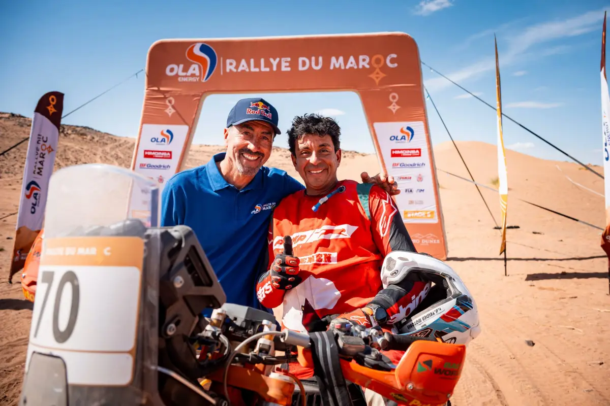 Francisco Arredondo en la parte final del Rally Marruecos 2026
