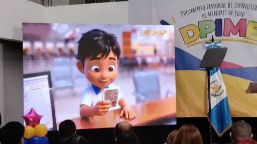 El Renap presentó el 1 de octubre de 2026 el Documento Personal de Identificación de Menores de Edad (DPIME). ,Omar Solís/Emisoras Unidas