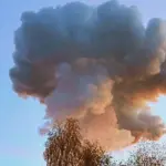 Explosión en planta química en Rusia ,Captura de pantalla de la red social X