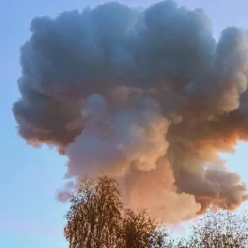 Explosión en planta química en Rusia ,Captura de pantalla de la red social X