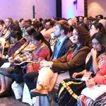 Personas asisten al Foro Centroamericano de Donantes (CADF) 2026 en Ciudad de Guatemala. ,EFE