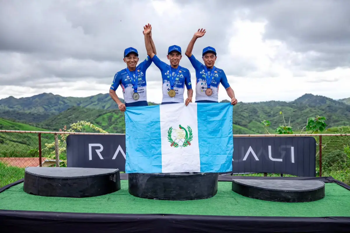 El podio de la segunda etapa del Tour Panamá fue para Guatemala 