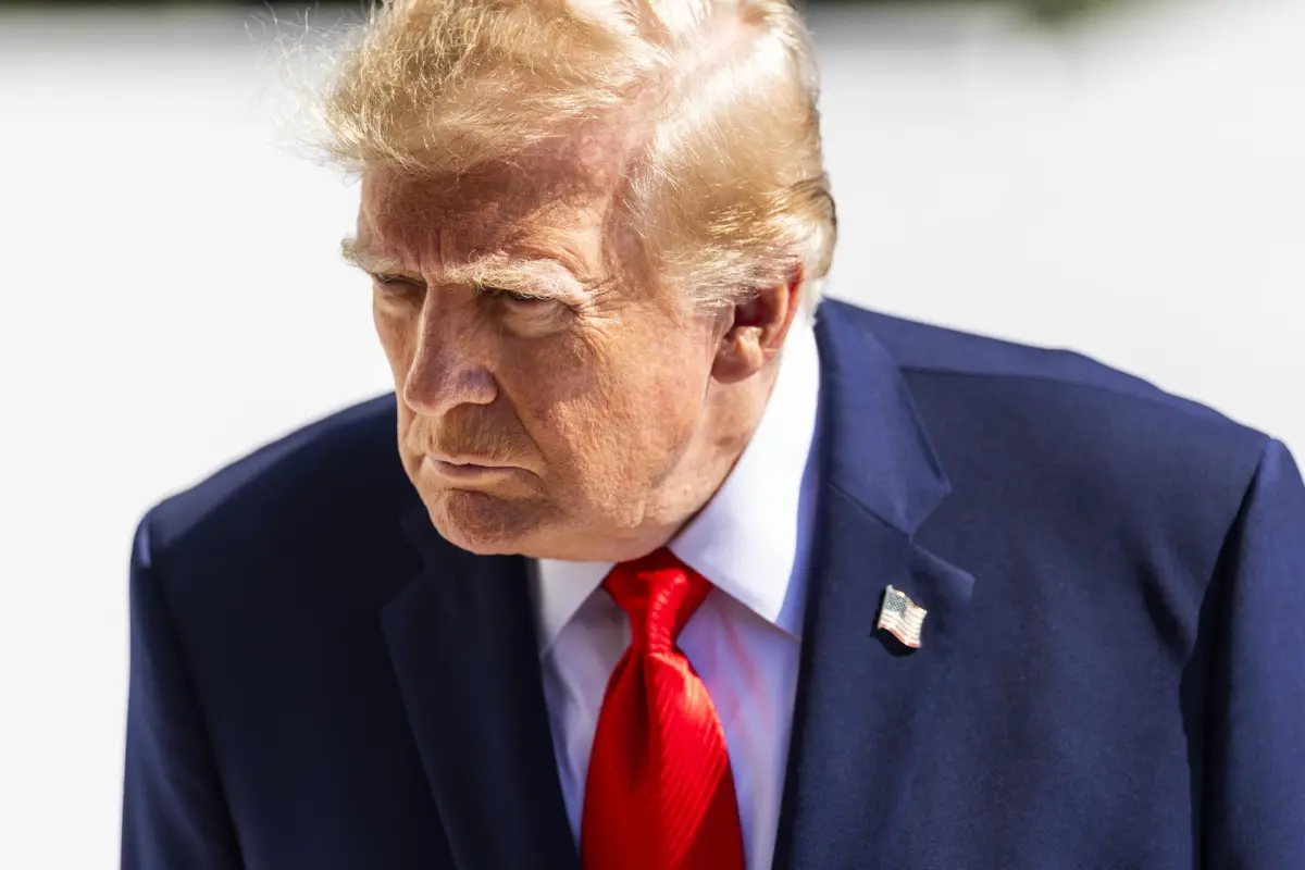 Donald Trump, presidente estadounidense, atiende a los medios en la Casa Blanca, EFE