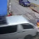 Se viraliza impactante video de un accidente de tránsito en Santa Cruz del Quiché. ,Captura de pantalla video de X.