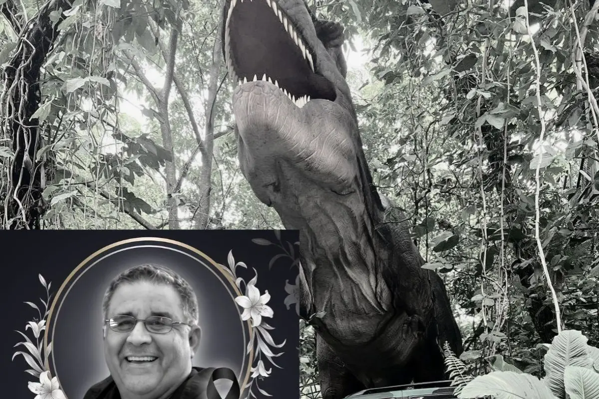 El empresario creó un parque temático de dinosaurios y un museo de juguetes., Redes sociales.