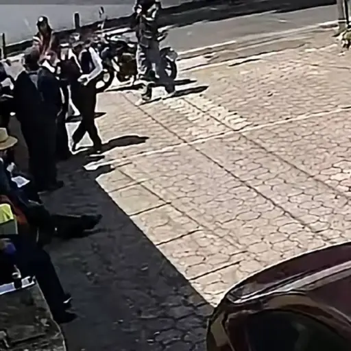 Graban asalto armado contra personal de Salud en Villa Nueva. ,Captura de pantalla video de Facebook.