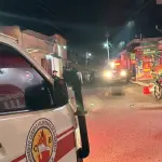Área donde ocurrió el ataque armado contra tres personas en Zacapa. ,Bomberos Voluntarios