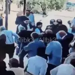 Revelan imágenes del ataque armado durante un funeral en una iglesia de Jordania. ,Captura de pantalla video de X.