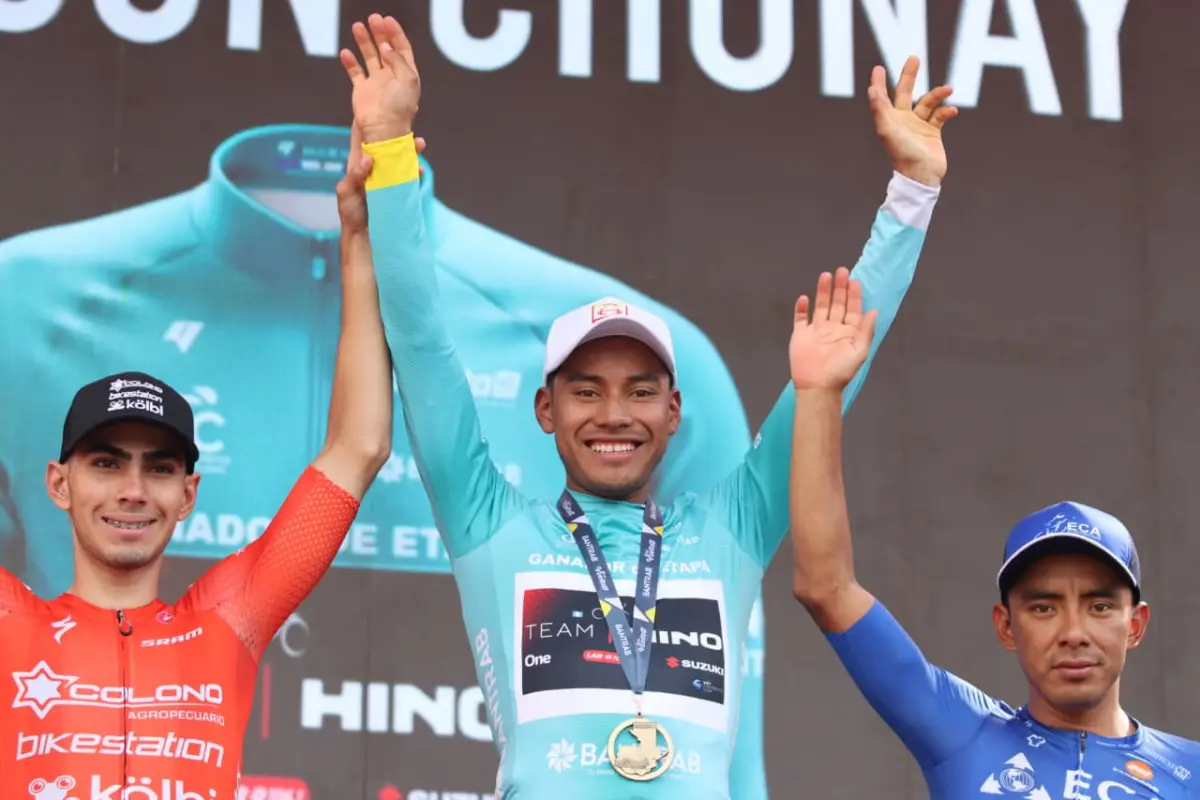 Wilson Chonay ganó en Coatepeque la tercera etapa de la Vuelta a Guatemala 