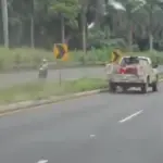 El conductor confirmó haber sufrido una falla en el sistema de frenos. ,Captura de pantalla.