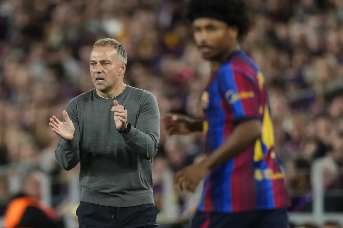 Hansi Flick, entrenador del Barcelona 