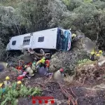 Accidente de autobús en Barcelona deja 83 heridos tras caer por un terraplén. ,Captura de pantalla video de X.