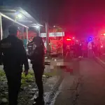Área donde falleció Sergio Waldemar Cardona Reyes, vinculado con el asesinato de dos periodistas. ,Edwin Guzmán, Emisoras Unidas Departamentales