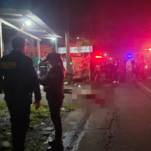 Área donde falleció Sergio Waldemar Cardona Reyes, vinculado con el asesinato de dos periodistas. ,Edwin Guzmán, Emisoras Unidas Departamentales