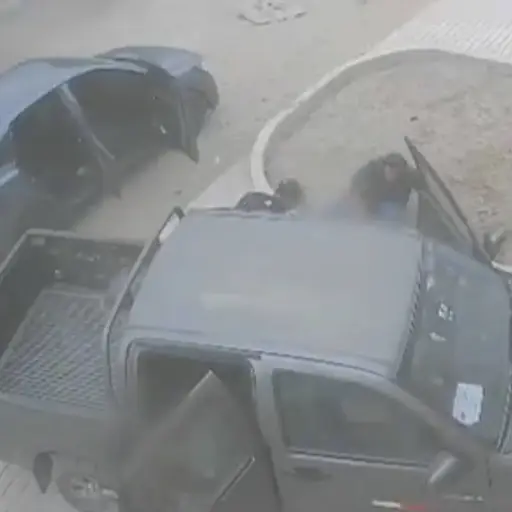 Video capta fallido secuestro en Perú. ,Captura de pantalla video de X.