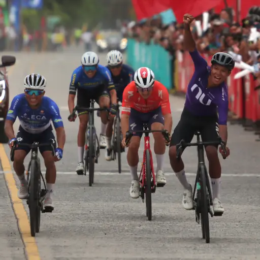 Johan Rubio de Colombia ganó la primera etapa de la Vuelta a Guatemala 