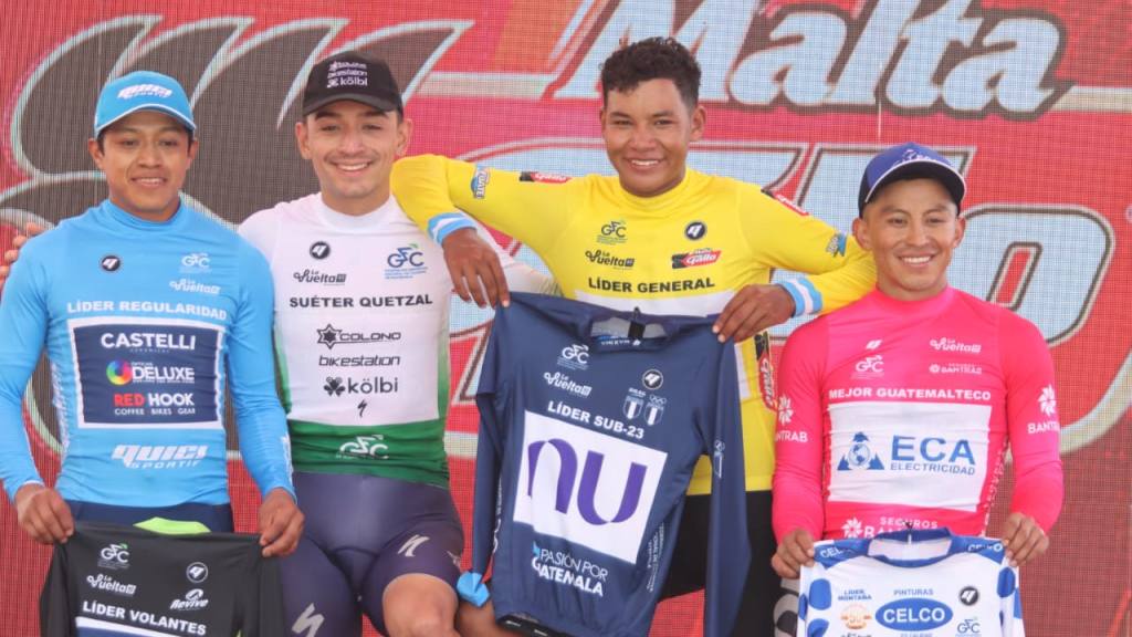 Premiación de etapa 1 de la Vuelta a Guatemala 2026 | Alex Meoño
