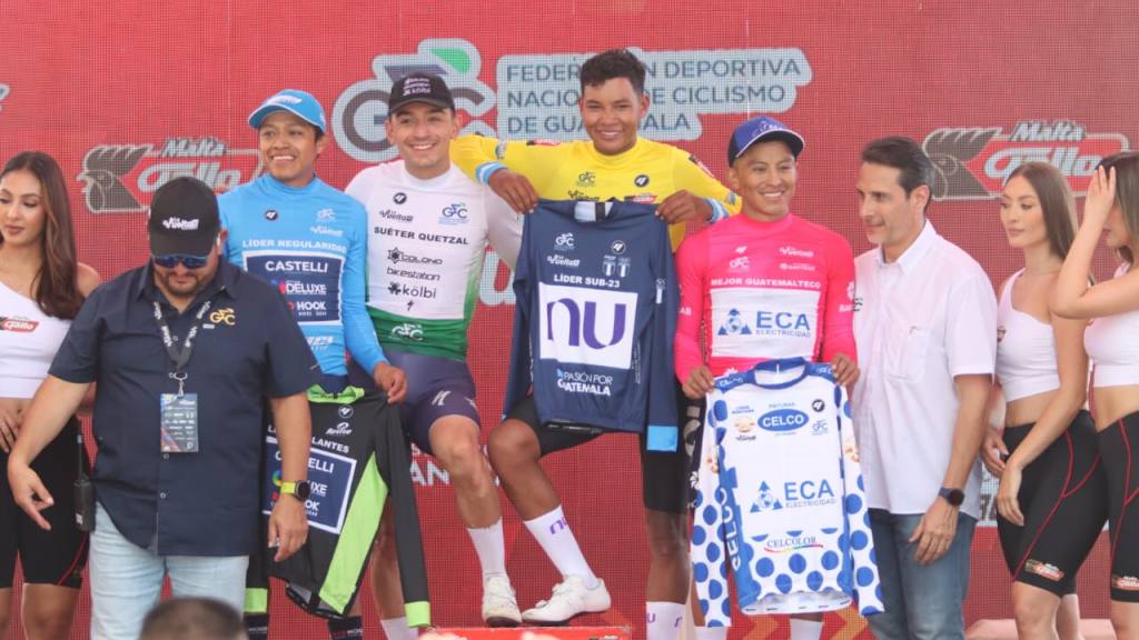 Premiación de etapa 1 de la Vuelta a Guatemala 2026 | Alex Meoño