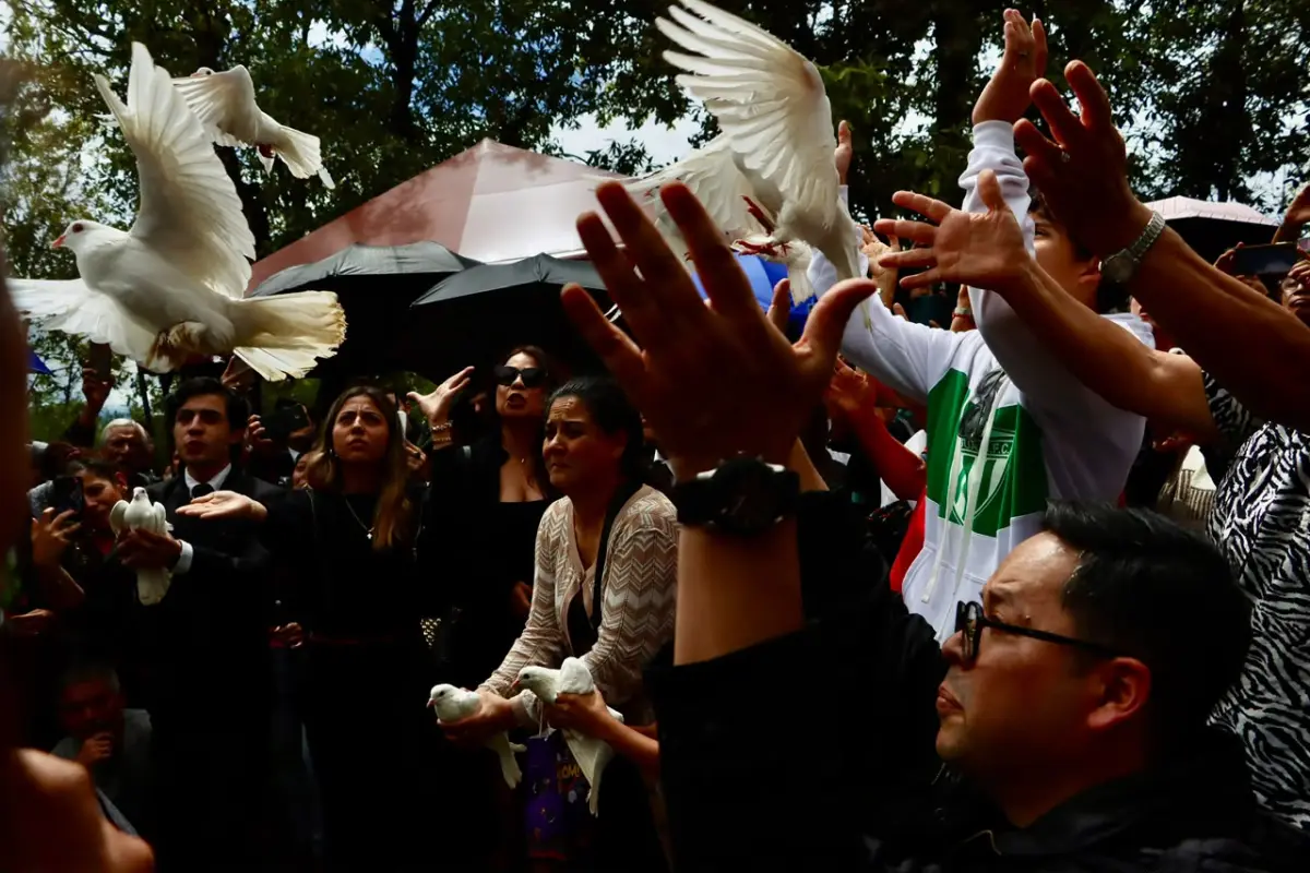 Funeral de Juan Francisco Solórzano Foppa, el 20 de octubre de 2026., Omar Solís/Emisoras Unidas