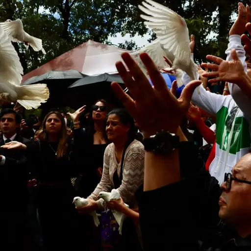 Funeral de Juan Francisco Solórzano Foppa, el 20 de octubre de 2026. ,Omar Solís/Emisoras Unidas