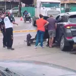 Área del accidente múltilple ocurrido en el kilómetro 296 de la ruta al Atlántico. ,Bomberos Voluntarios