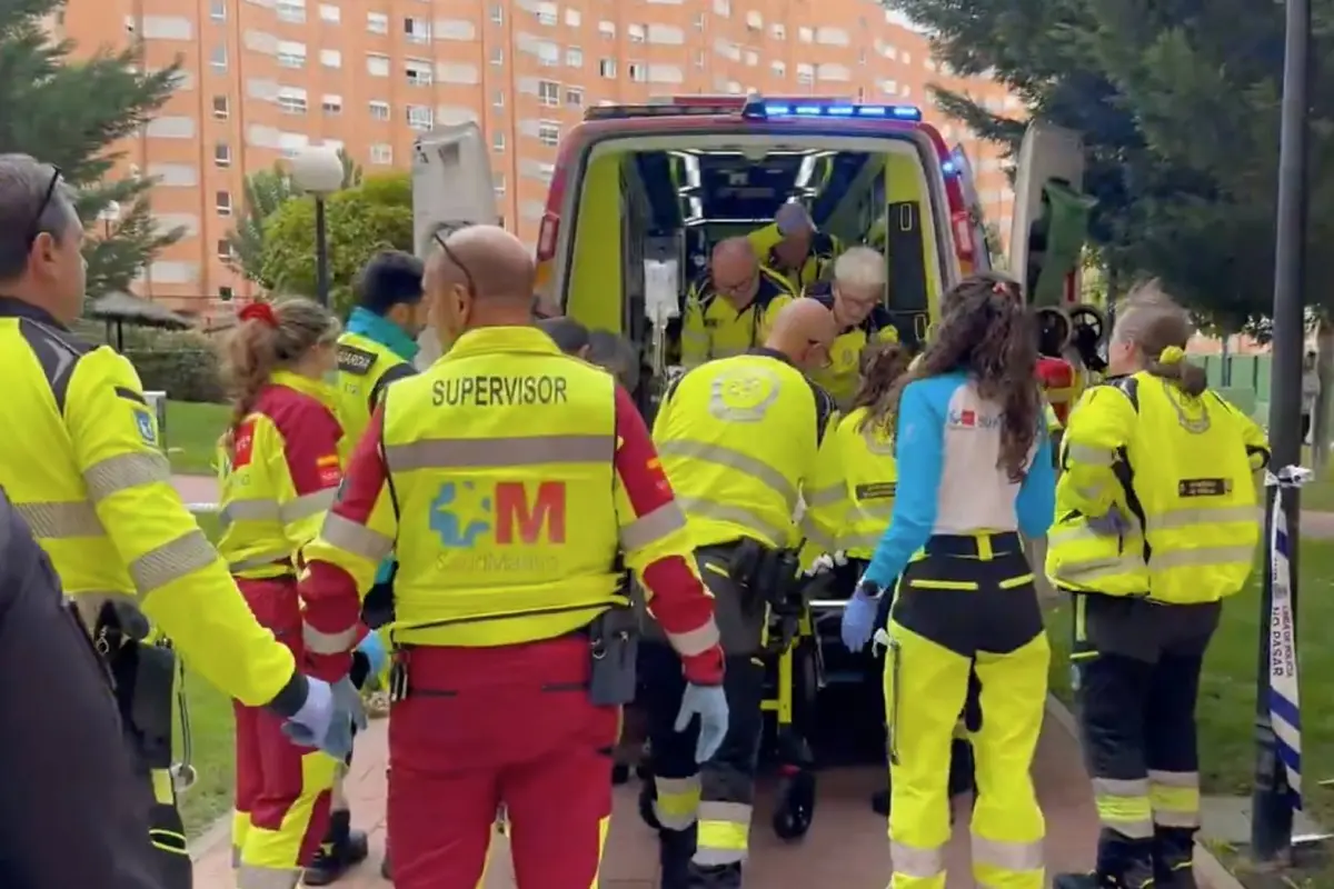 La mujer fue trasladada en estado crítico al Hospital "12 de Octubre", dónde murió., Captura de pantalla