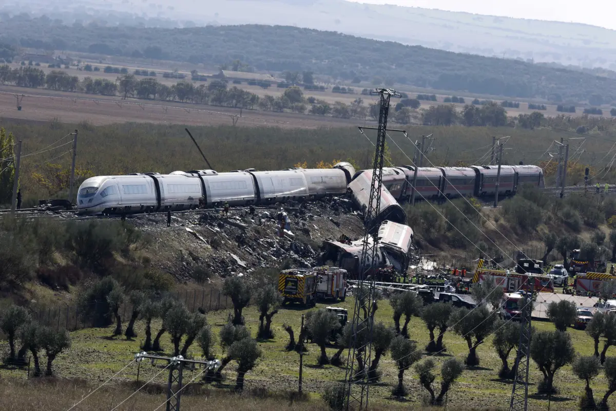 Accidente ferroviario en Toledo, España, Foto EFE