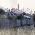 Accidente de trenes en España ,EFE